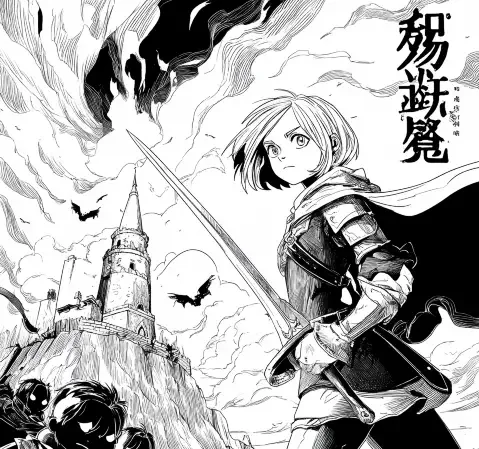课间十分钟漫画条目封面，日常题材方向